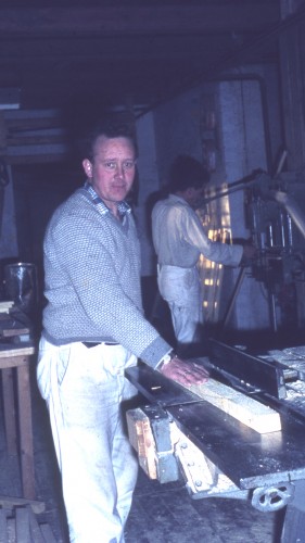 Tømrermester Tage Johansen Foto: Inge Jensen i 1962