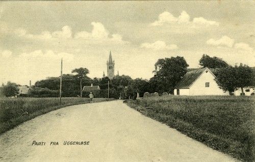 Østrupvej ca. 1914 - Billede 50 Th. er det Højgården, Østrupvej 112.